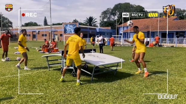 Barcelona SC’s games in training before facing Santos
